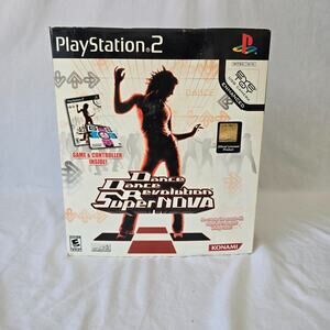 PlayStation 2 KONAMI Dance Dance Revolution SuperNova Controller Mat & Box Only